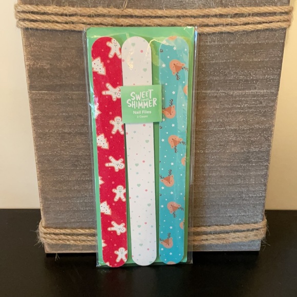 Ulta Beauty Other - Ulta Beauty Sweet & Shimmer Holiday Nail Files 3 Pack NWT